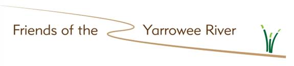 Friends of the Yarrowee River logo with grass.