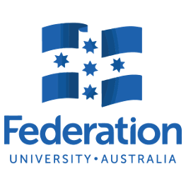 Federation University Australia logo with stars